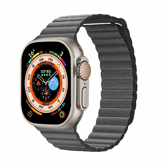 Leather Magnetic Double Loop