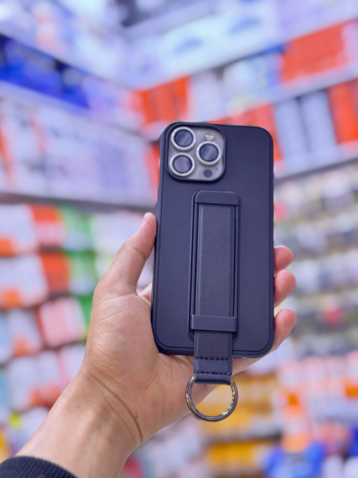 Dark blue Leather Case