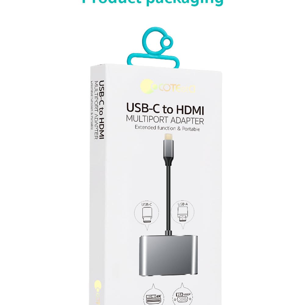 USB-C to HDMI Multiport Adapter Original COTEetCI