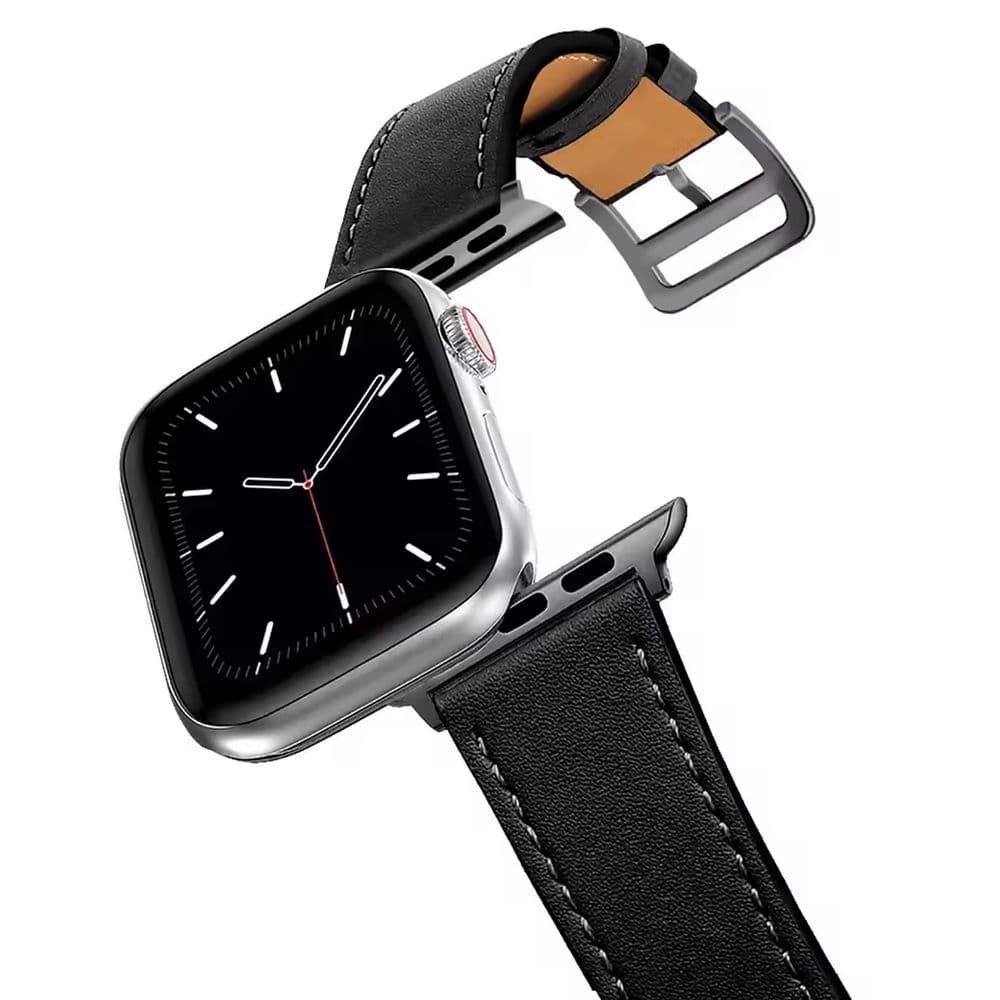Grey Leather Strap