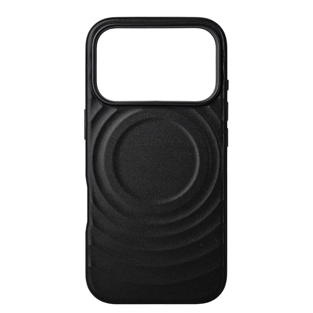 Black Aura Leather Case MagSafe