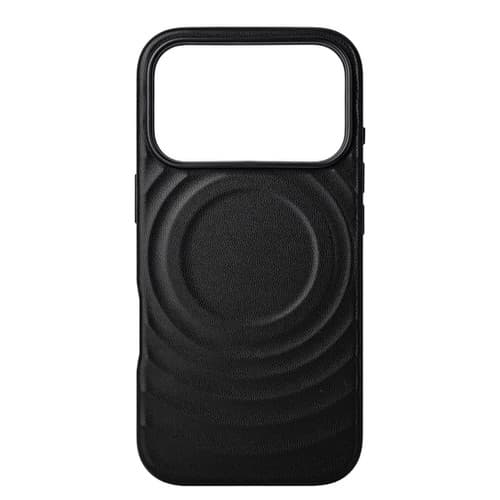 Black Aura Leather Case MagSafe