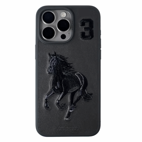 Dark Grey Horse Santa Barbara Polo & Racquet Club