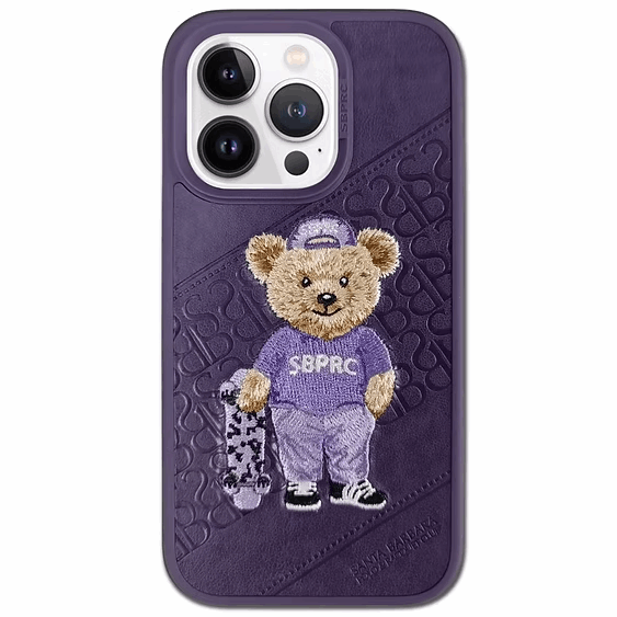 Purple Teddy Bear Santa Barbara Polo & Racquet Club
