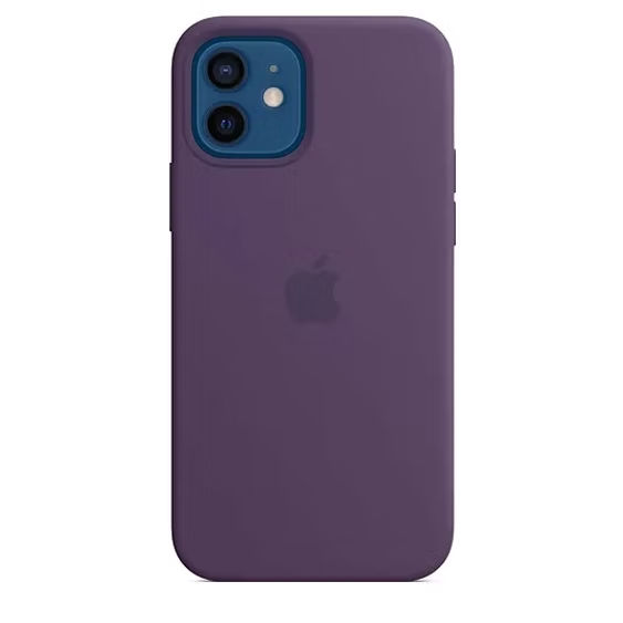 Purple Silicone MagSafe Case