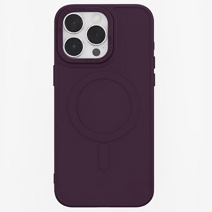 Purple Matte Acrilyc Clear Case MagSafe
