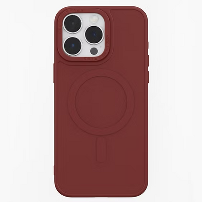 Red Matte Acrilyc Clear Case MagSafe