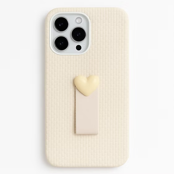 Luxury Heart Grip Case